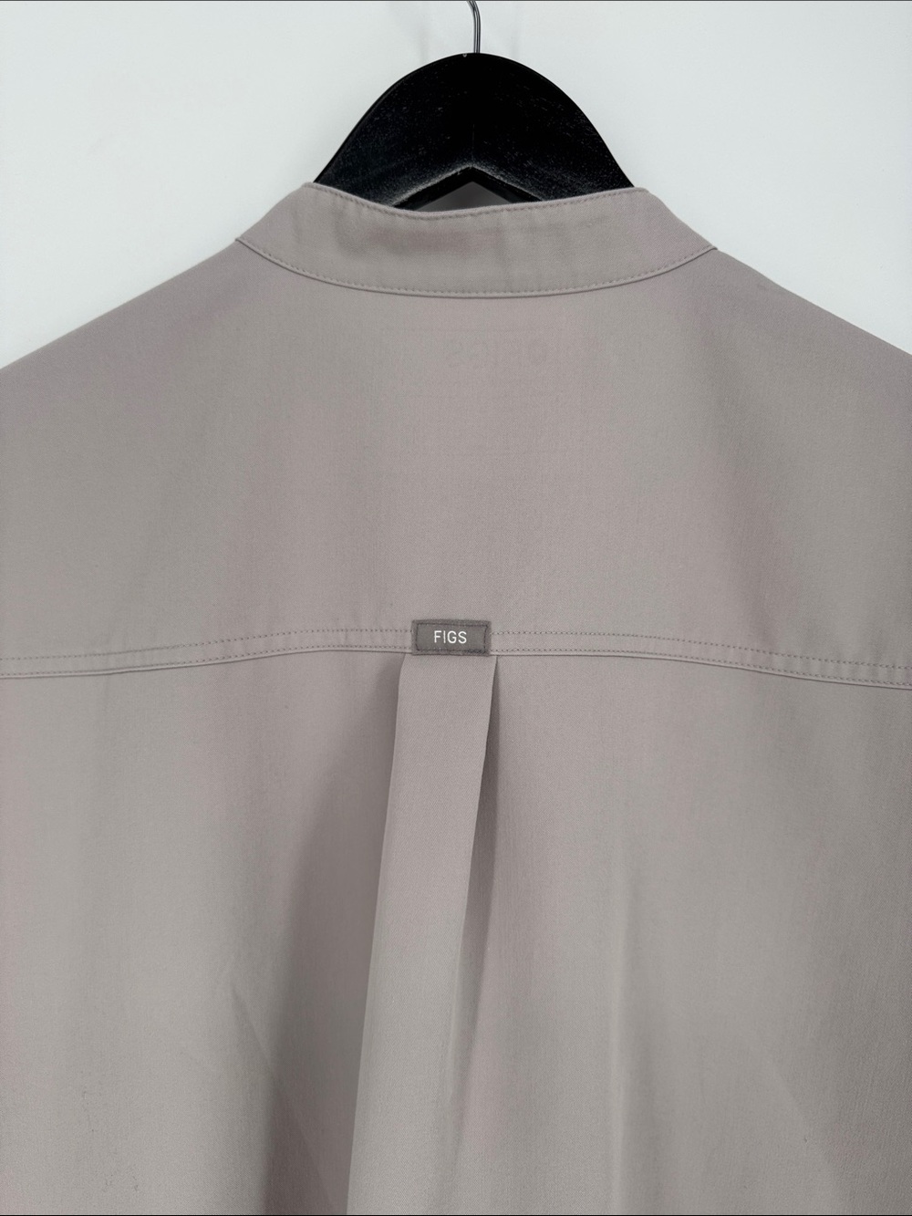 Figs Rafaela Oversized Scrub Top Medium Slate Tan Nurse Hospital Medical - Picture 5 of 9